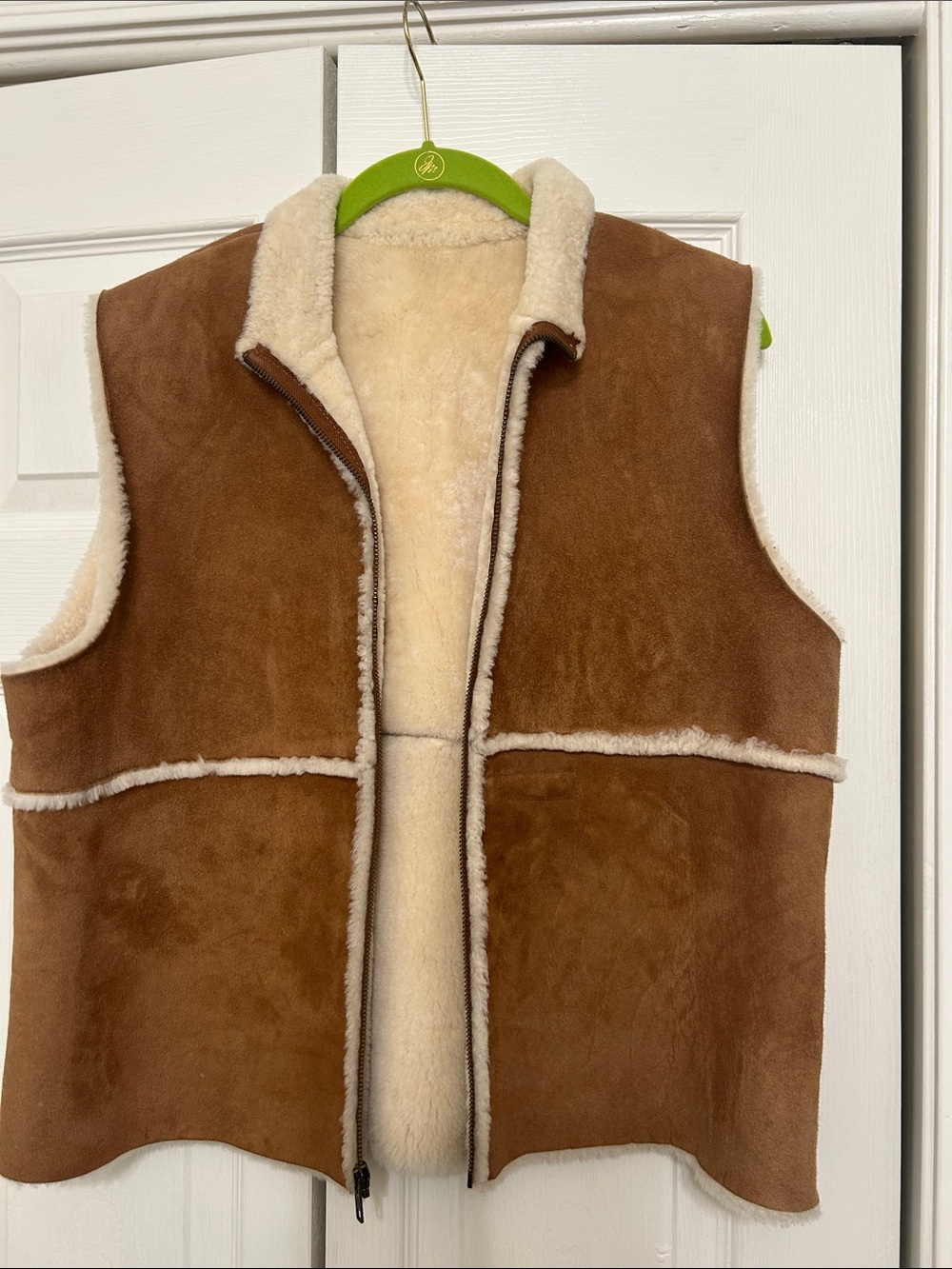 Bushwhacker Genuine Leather and shearling Vest